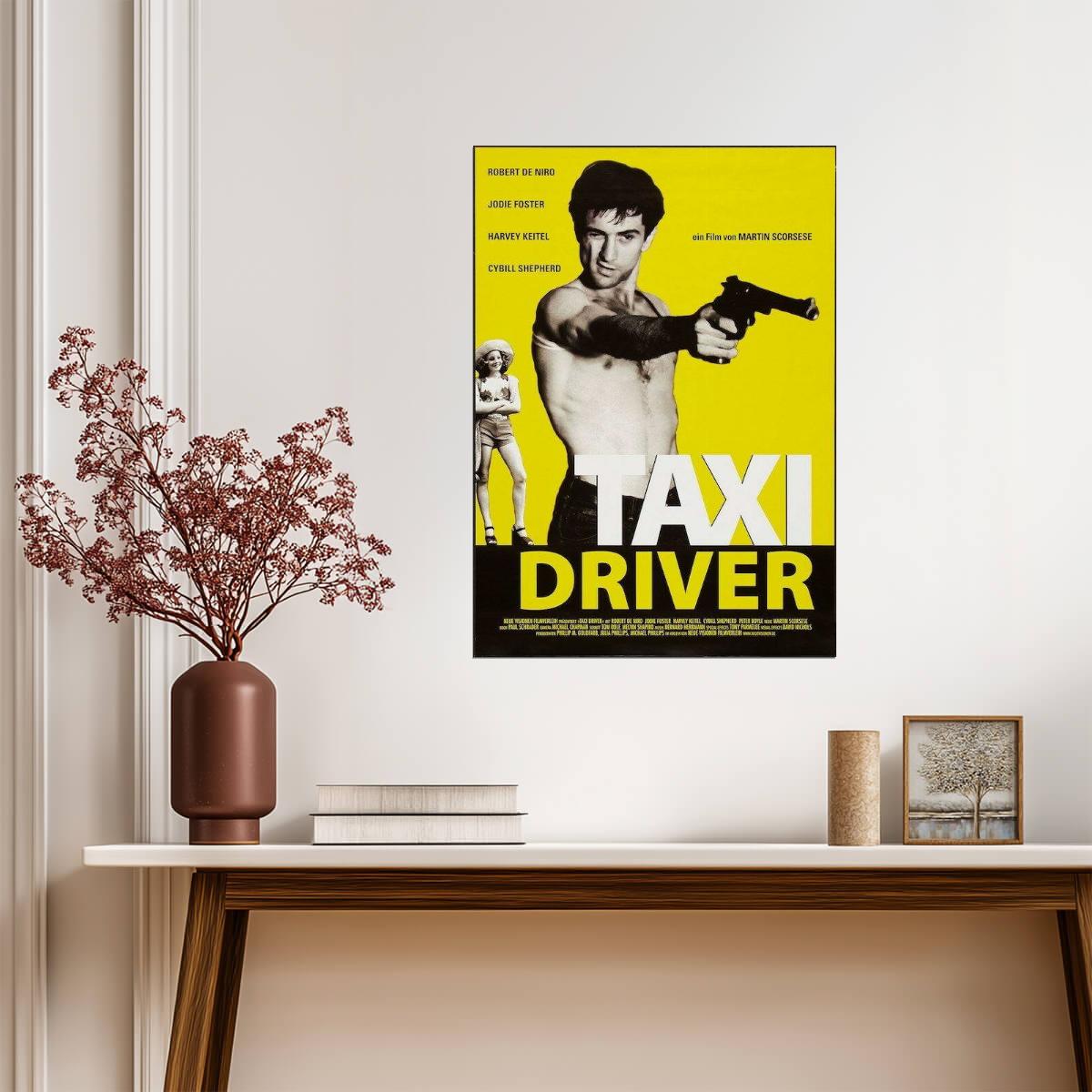 Taxi Driver | Robert De Niro & Jodie Foster | Martin Scorsese Film Poster - Movies & TV Poster