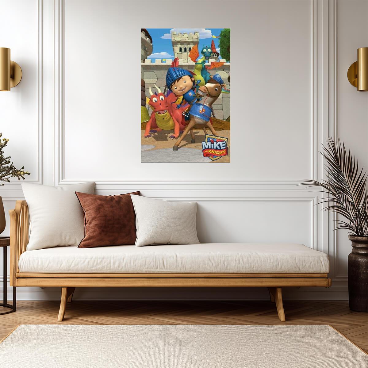 Mike the Knight and Dragons | Nickelodeon Kids Cartoon Poster - Movies & TV Poster