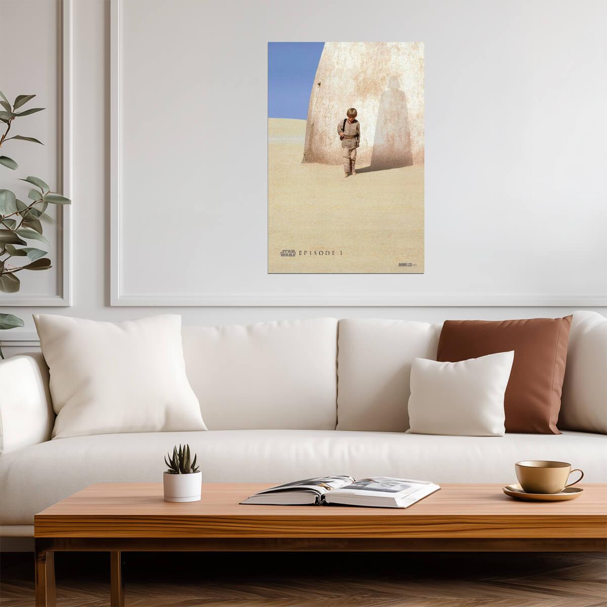 Star Wars: The Phantom Menace Anakin Skywalker | Sci-Fi Movie Poster | Episode 1 Wall Art