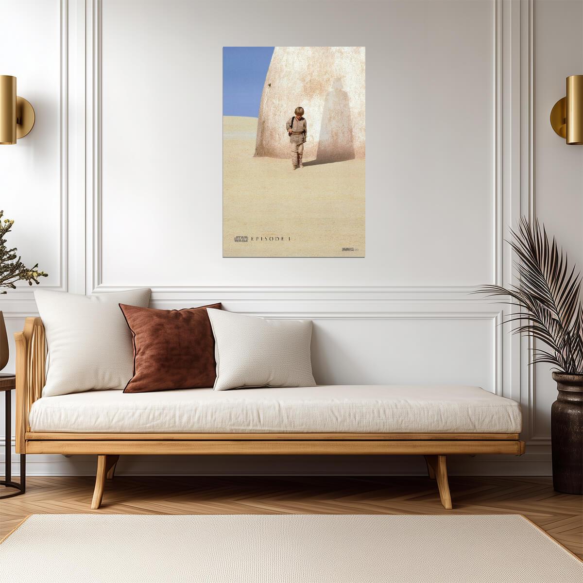 Star Wars: The Phantom Menace Anakin Skywalker | Sci-Fi Movie Poster | Episode 1 Wall Art