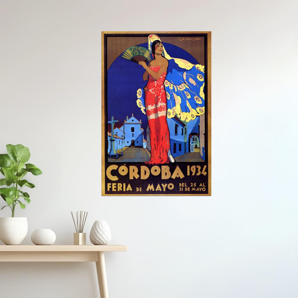 Córdoba 1934 | Vintage Spanish Flamenco Dance Festival Poster