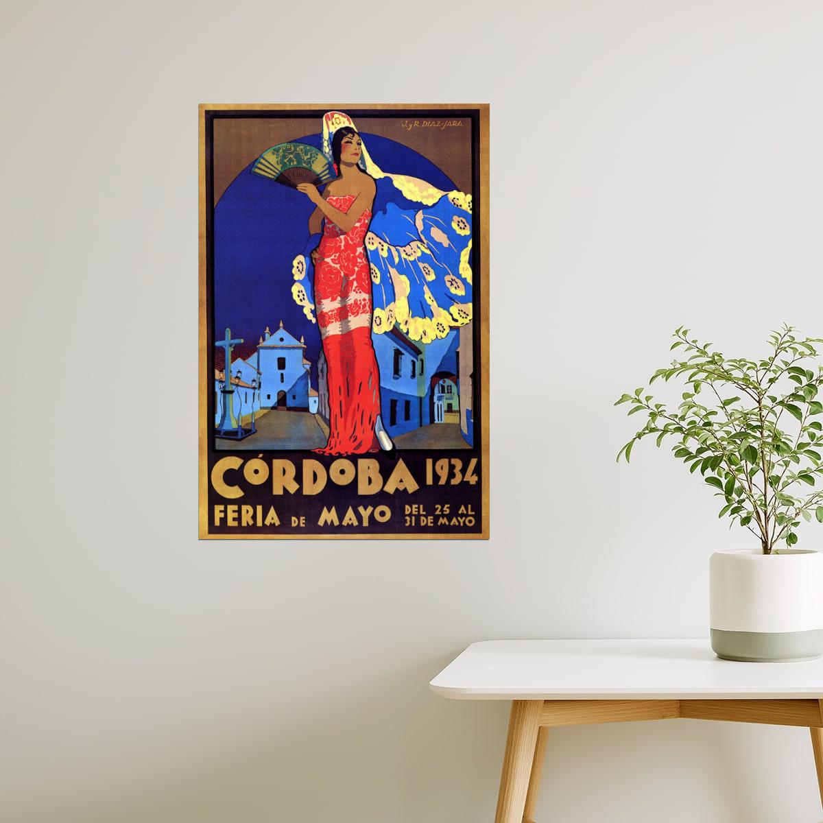 Córdoba 1934 | Vintage Spanish Flamenco Dance Festival Poster