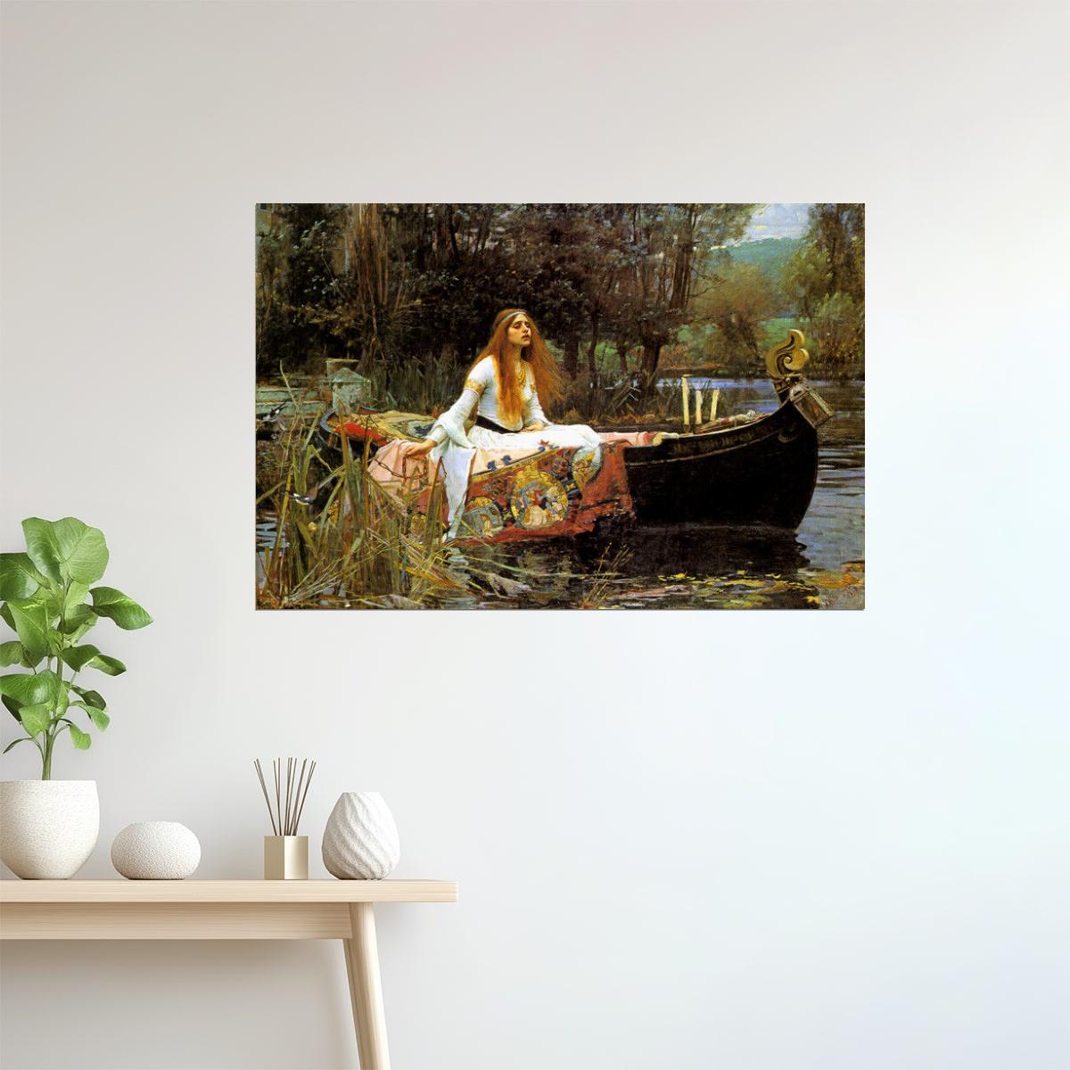 The Lady of Shalott | Art Print by John William Waterhouse Poster