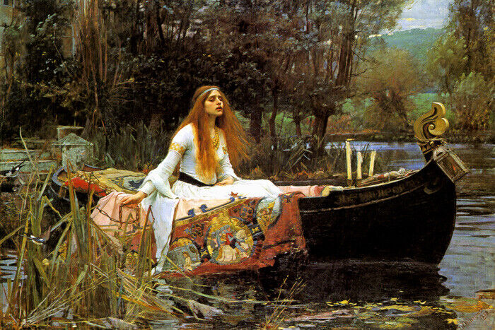 The Lady of Shalott | Art Print by John William Waterhouse Poster