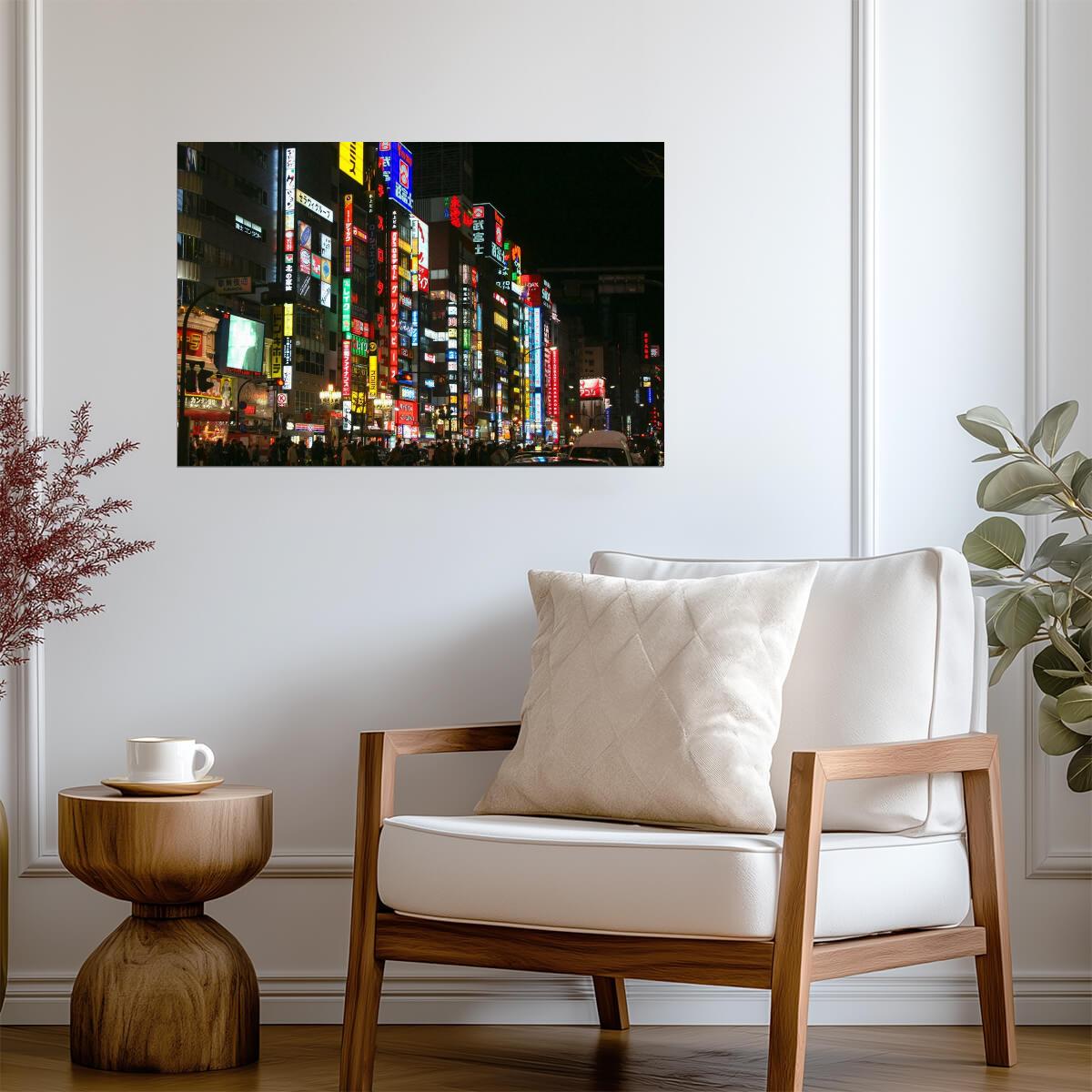 Neon Lights of Shinjuku | Urban Photography Print | Tokyo Japan Travel Poster