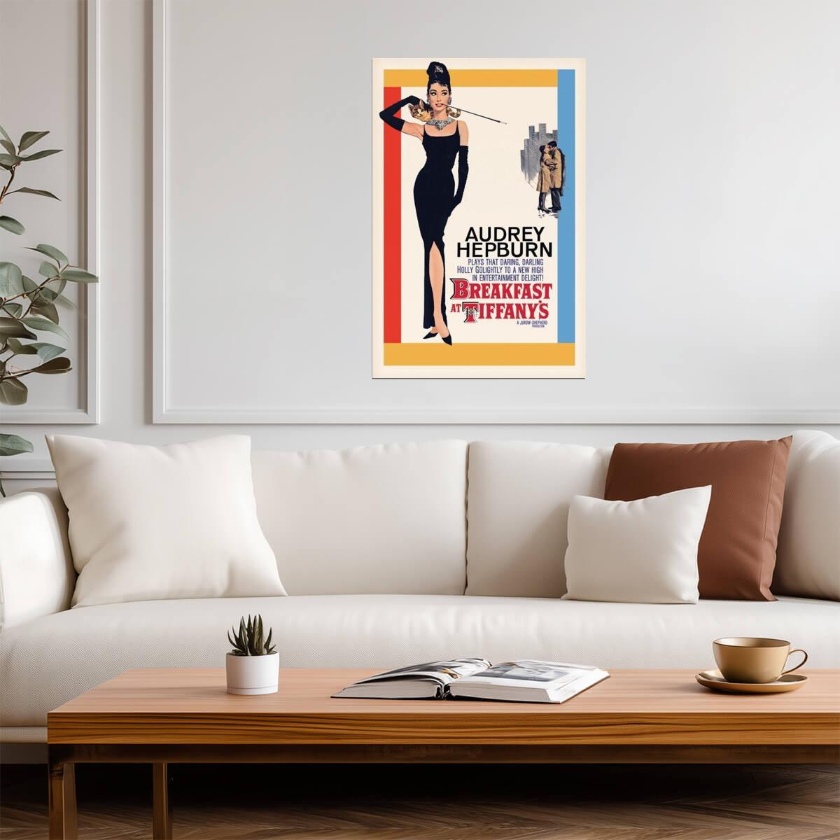 Breakfast at Tiffany's Audrey Hepburn | Classic Movie Poster | Holly Golightly Wall Art