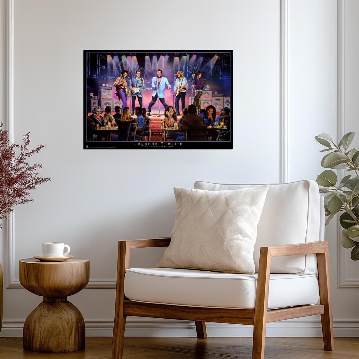 George Bungarda Legends Theatre | Rock and Roll Heaven Concert | Fantasy Music Poster - Music Poster