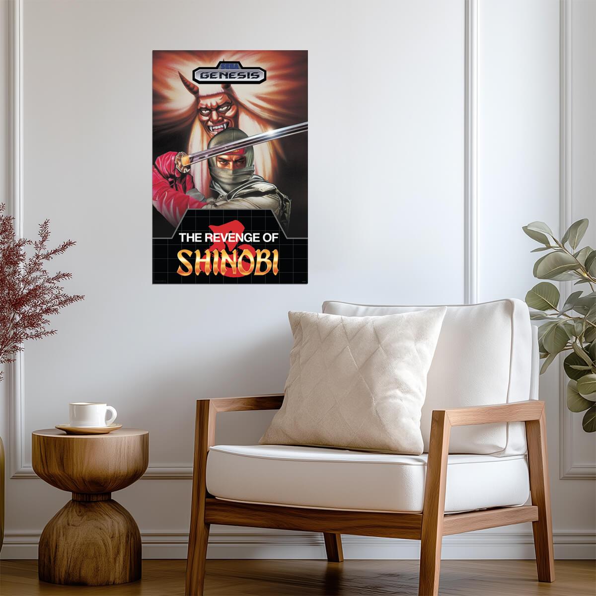The Revenge of Shinobi | Retro Gaming Poster | Nostalgic Genesis 16-Bit Art