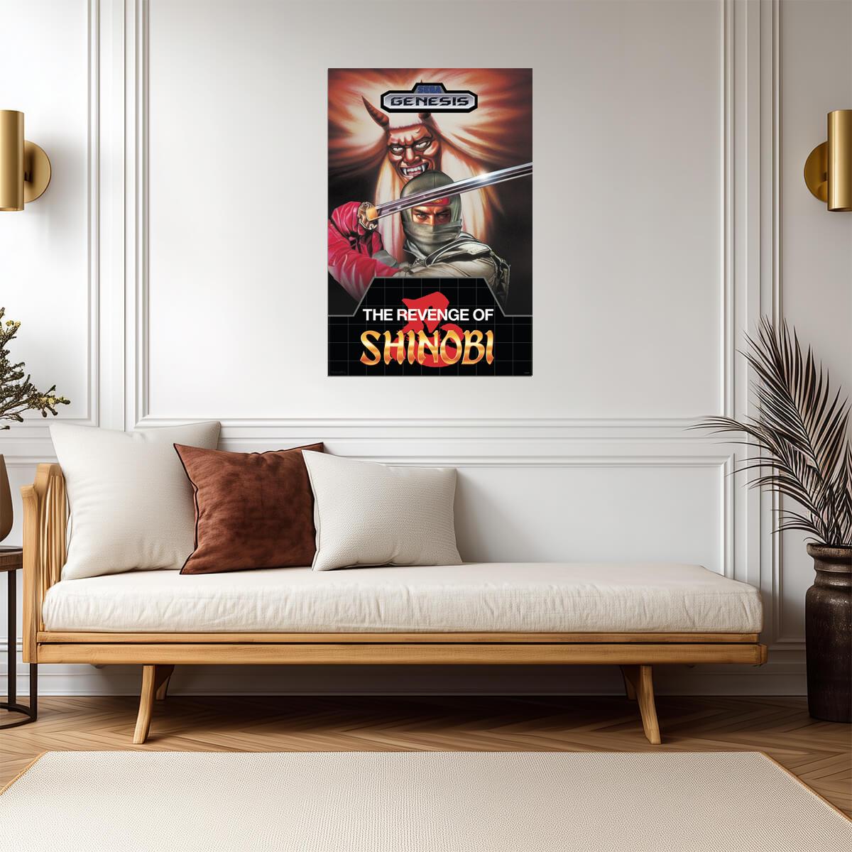 The Revenge of Shinobi | Retro Gaming Poster | Nostalgic Genesis 16-Bit Art