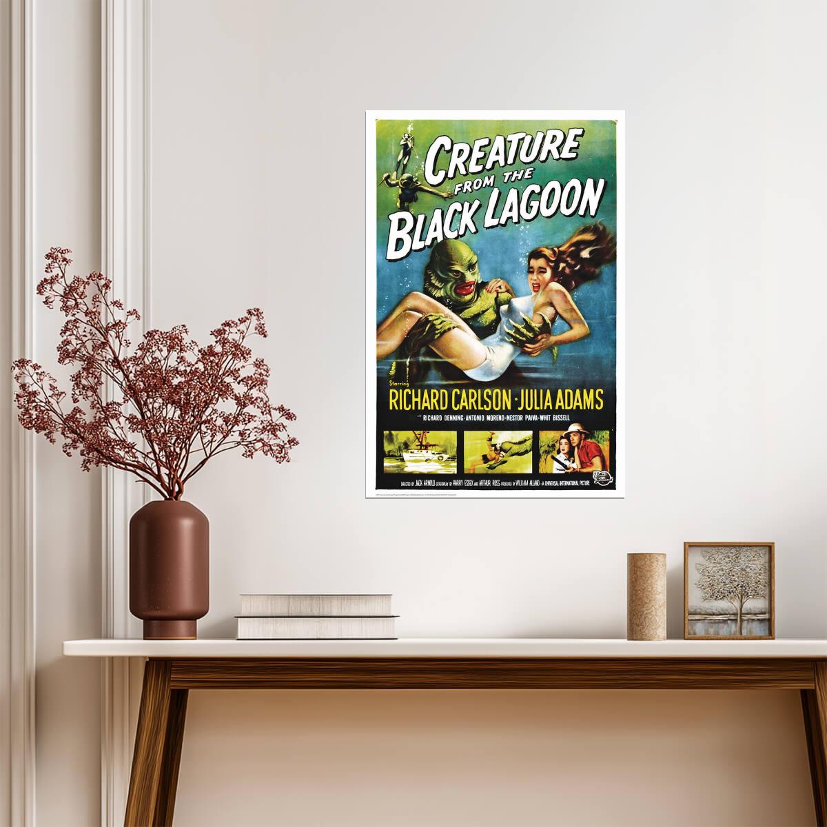 Creature From The Black Lagoon | Classic Horror Movie Poster - Movies & TV Poster