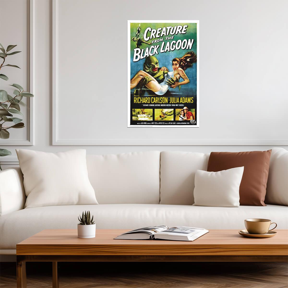 Creature From The Black Lagoon | Classic Horror Movie Poster - Movies & TV Poster