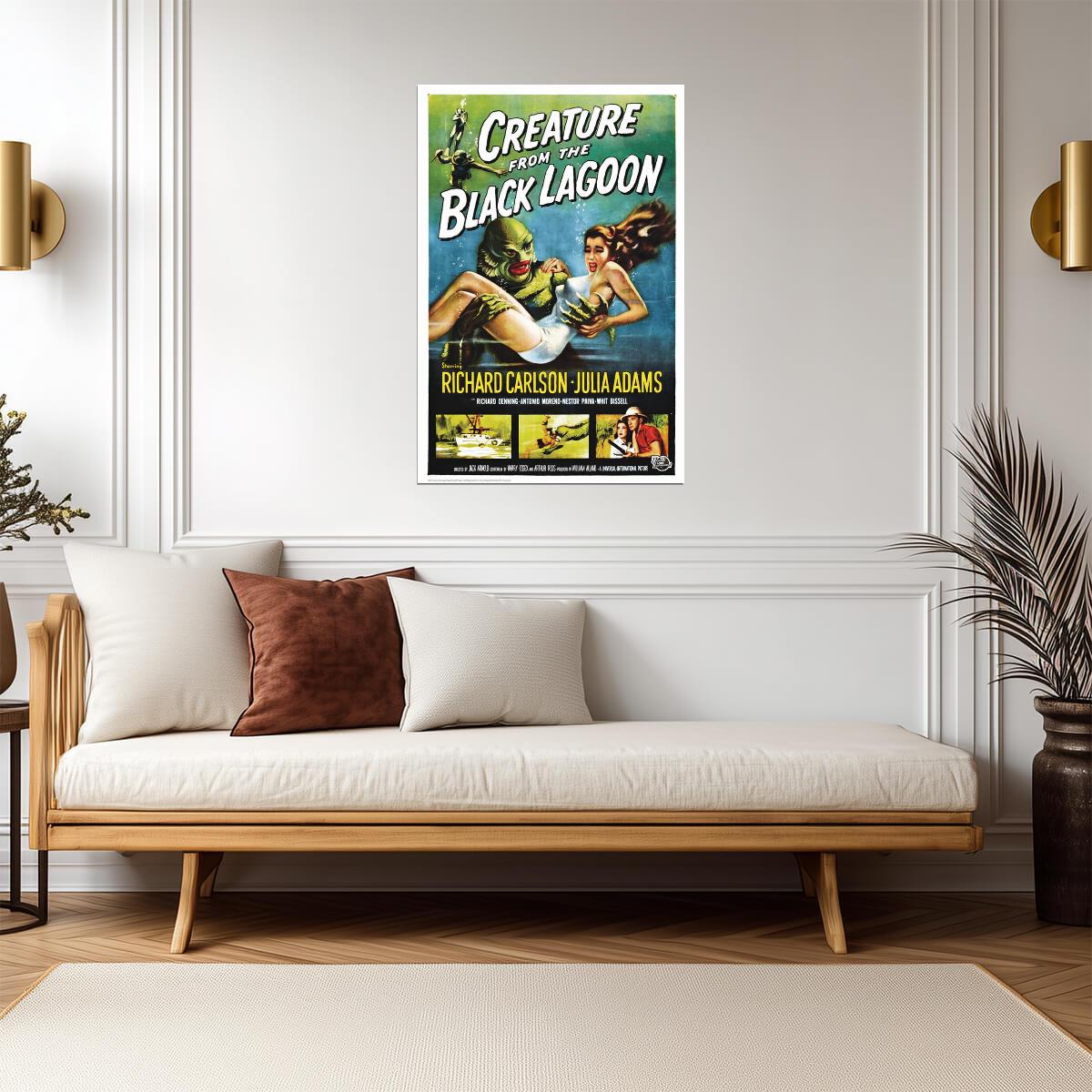 Creature From The Black Lagoon | Classic Horror Movie Poster - Movies & TV Poster