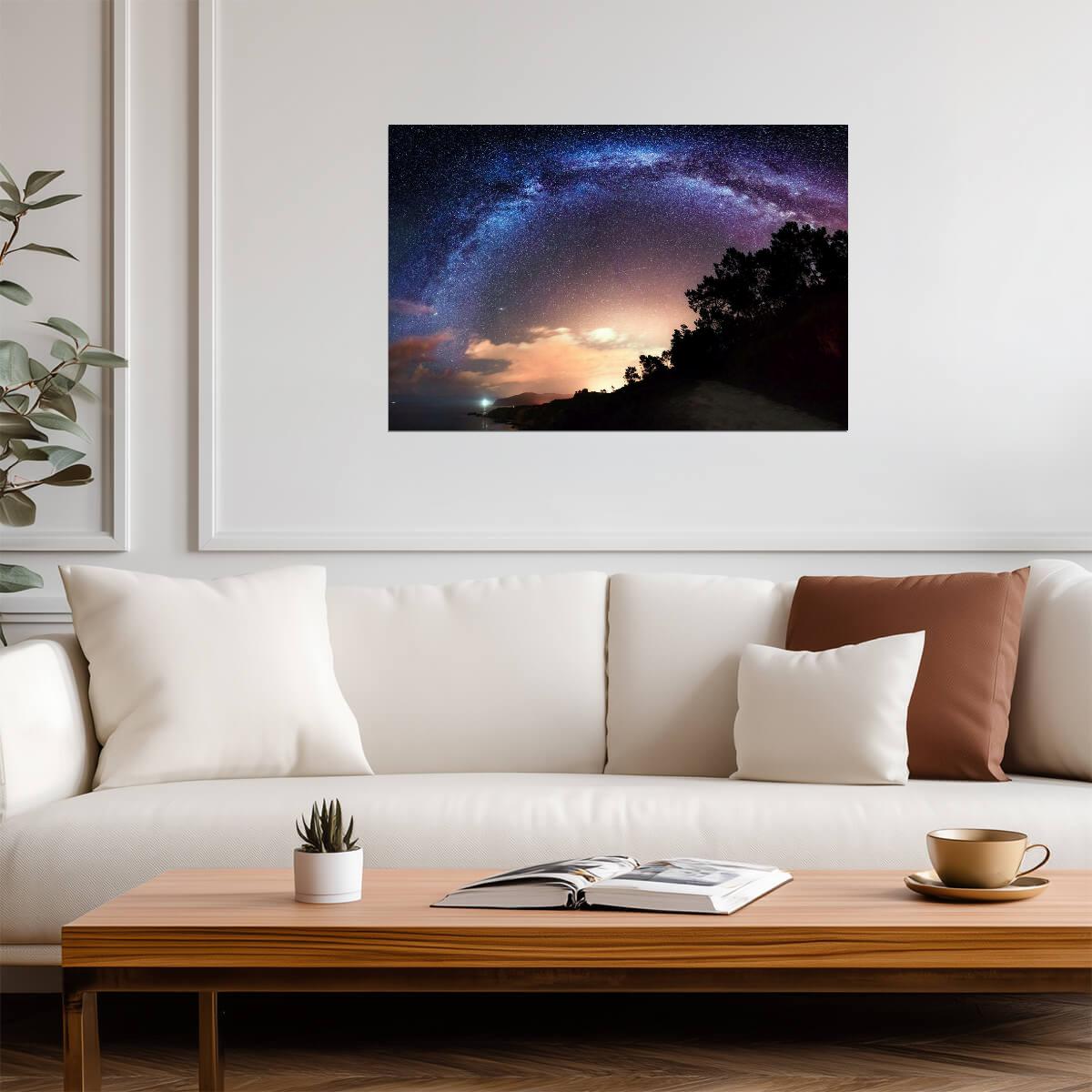 The Milky Way Galaxy | Astrophotography Print | Space and Stars Poster - Photography Poster