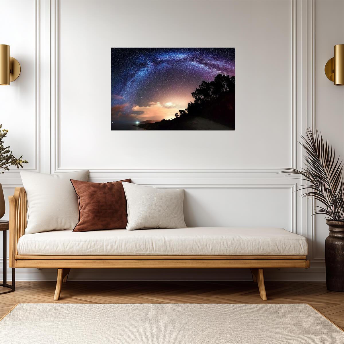 The Milky Way Galaxy | Astrophotography Print | Space and Stars Poster - Photography Poster