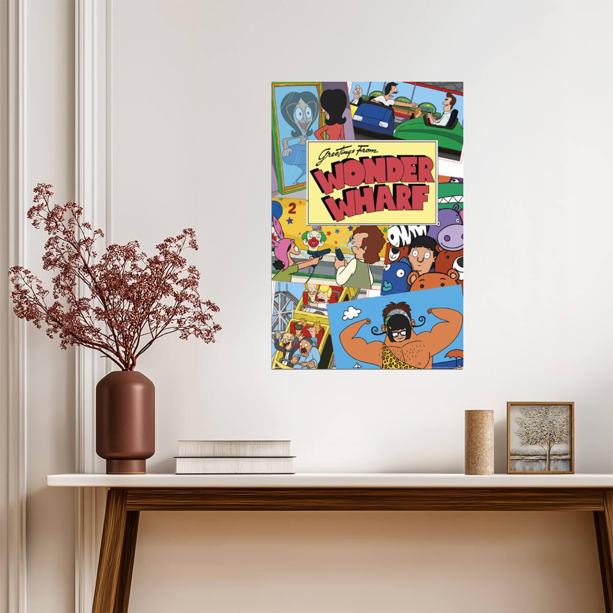 Bob's Burgers | Wonder Wharf Amusement Park | Animated TV Show Poster - Movies & TV Poster