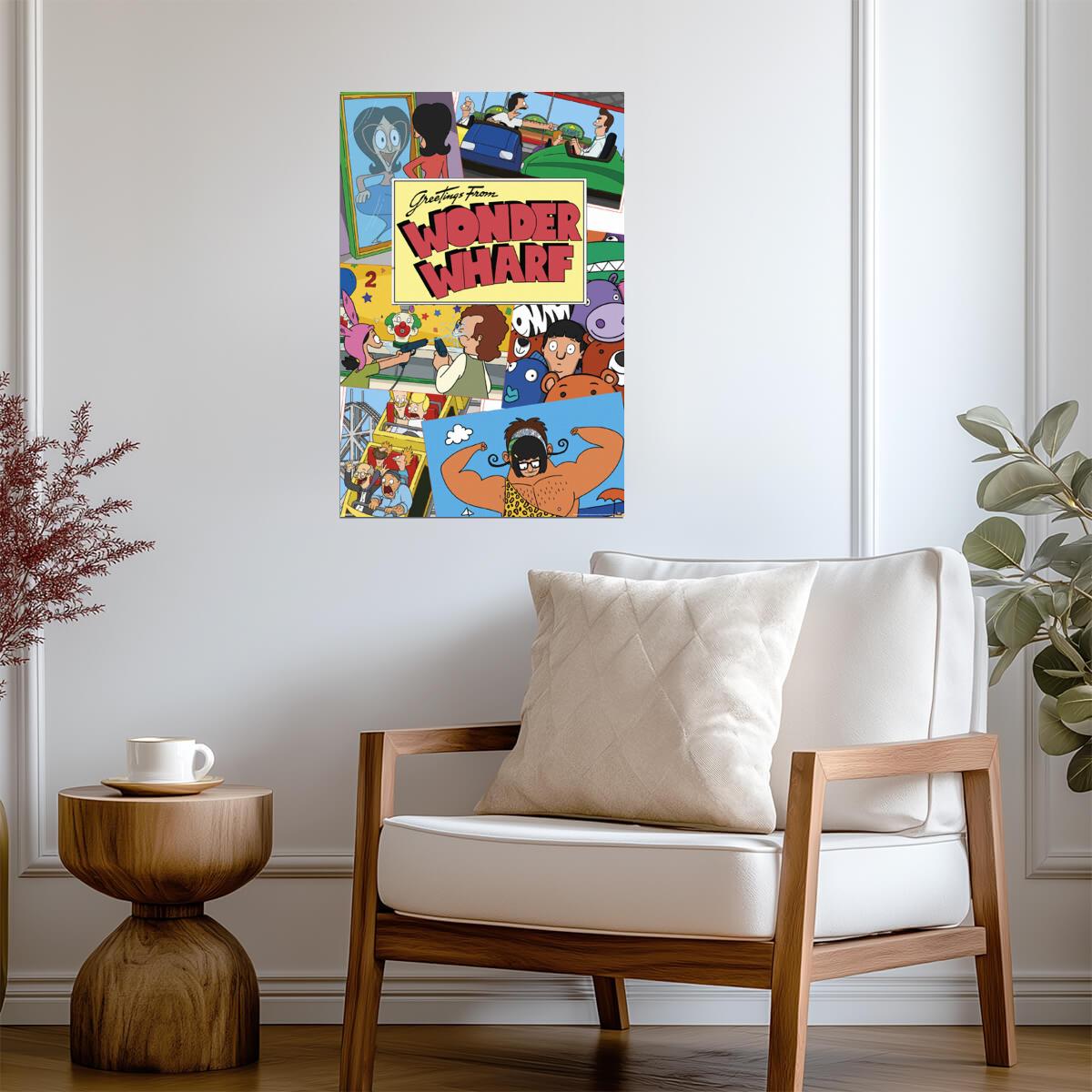 Bob's Burgers | Wonder Wharf Amusement Park | Animated TV Show Poster - Movies & TV Poster