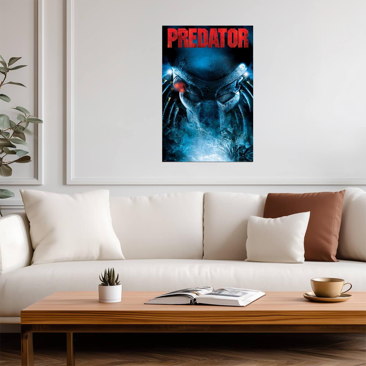 Predator Stare | Sci-Fi Horror Movie Poster | Alien Wall Art - Movies & TV Poster