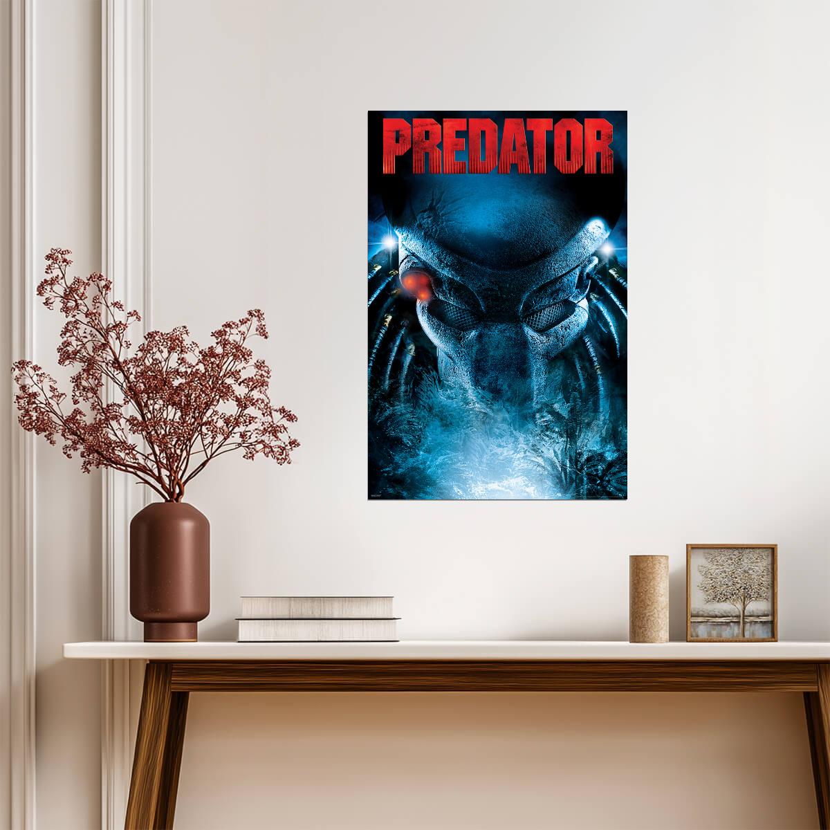 Predator Stare | Sci-Fi Horror Movie Poster | Alien Wall Art - Movies & TV Poster