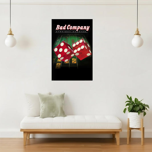 Bad Company Straight Shooter | Album Cover Art | Classic 70s Rock Poster