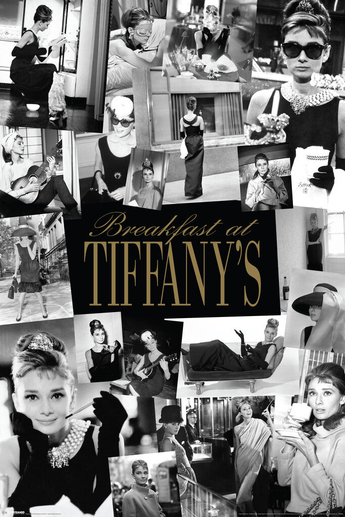 Breakfast at Tiffany's | Classic Movie Poster | Audrey Hepburn Art Print