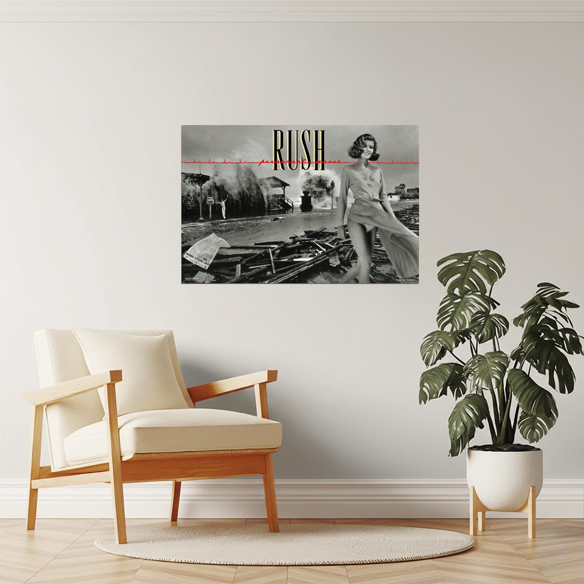 Rush Permanent Waves | Album Cover Poster | Prog Rock Wall Art