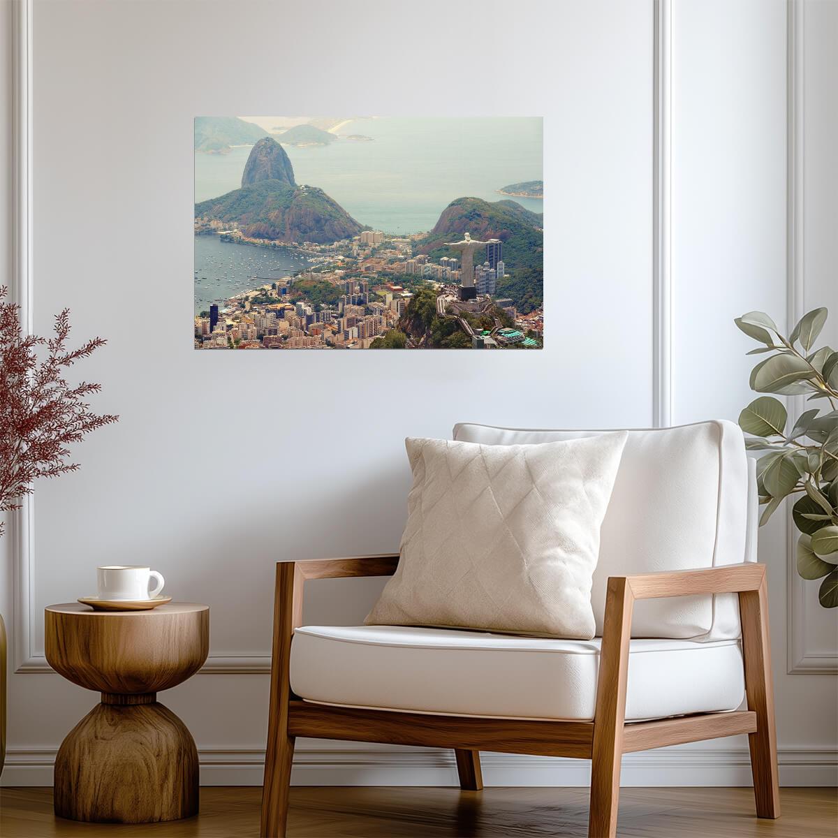 Rio De Janeiro Christ the Redeemer Statue | Brazil Landmark Photography | Travel Poster - Photography Poster