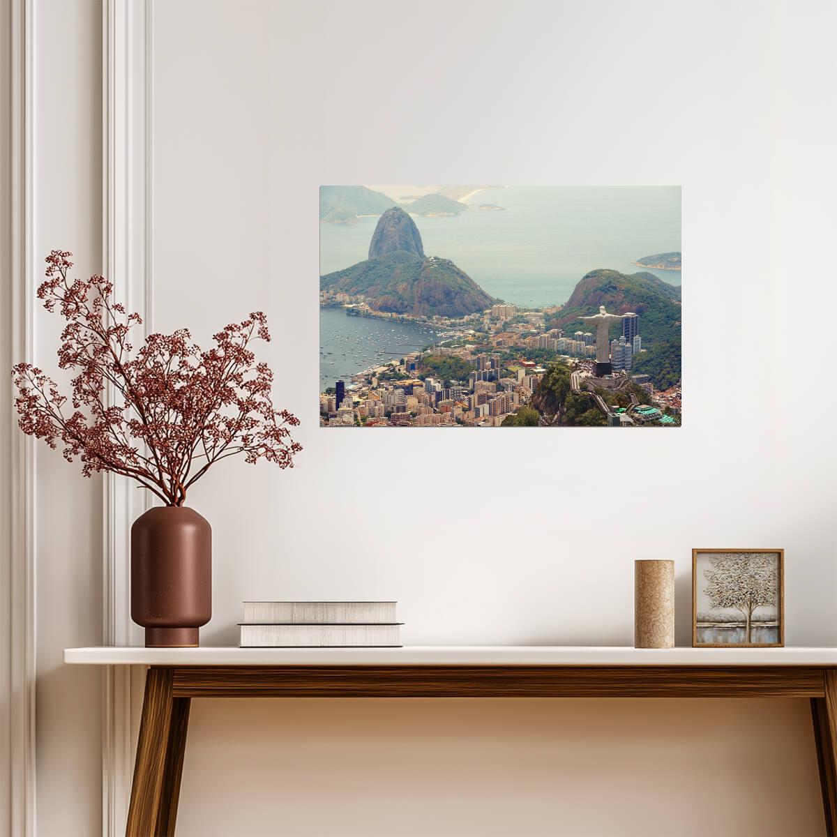Rio De Janeiro Christ the Redeemer Statue | Brazil Landmark Photography | Travel Poster - Photography Poster