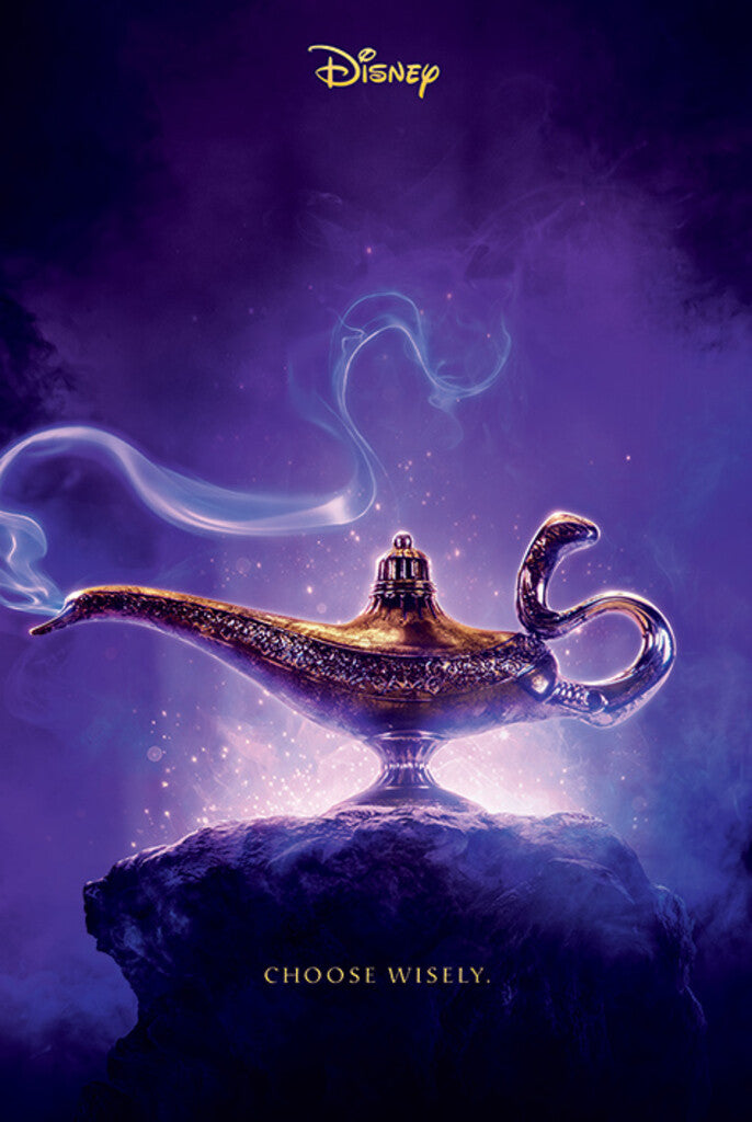 Aladdin | Genie "Choose Wisely" Quote | Animated Movie Poster - Movies & TV Poster