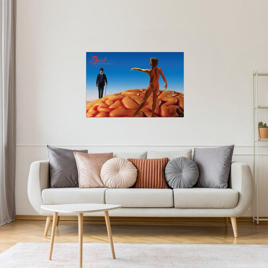 Rush Hemispheres Album Cover | Prog Rock Poster | Sci-Fi Wall Art