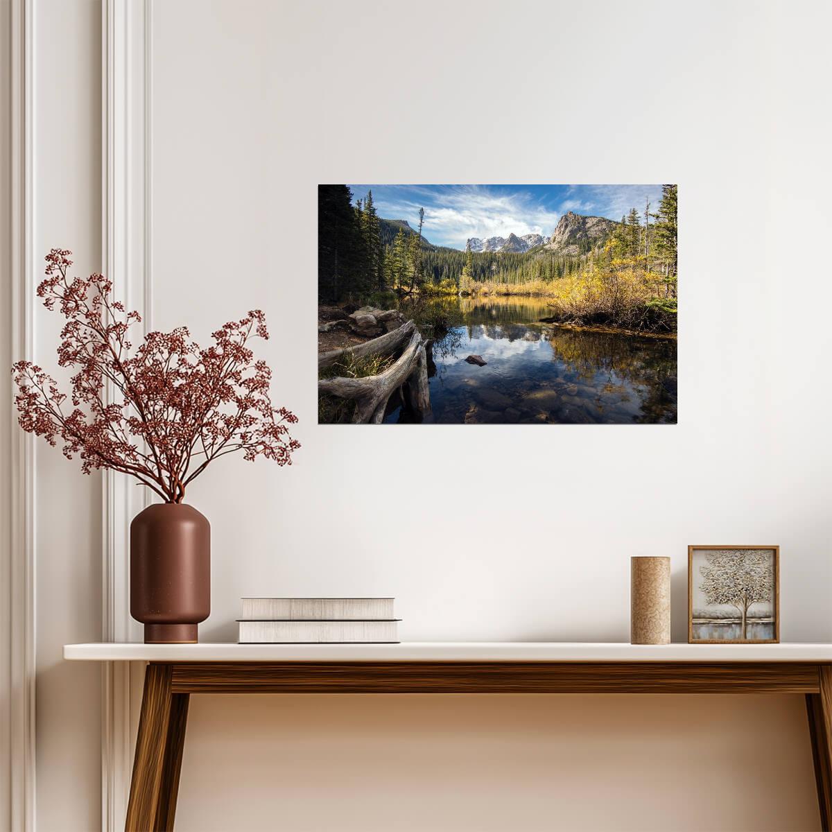 Fern Lake in Colorado | Rocky Mountain National Park Photograph | Nature Poster - Photography Poster