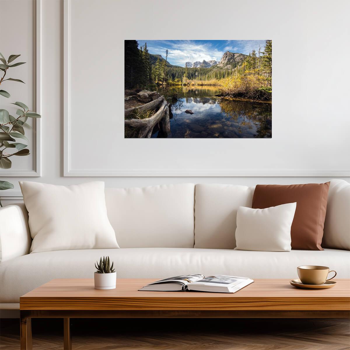 Fern Lake in Colorado | Rocky Mountain National Park Photograph | Nature Poster - Photography Poster