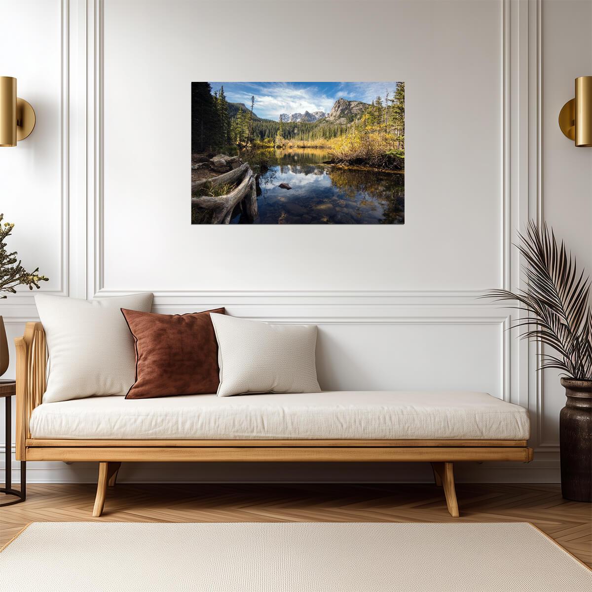 Fern Lake in Colorado | Rocky Mountain National Park Photograph | Nature Poster - Photography Poster