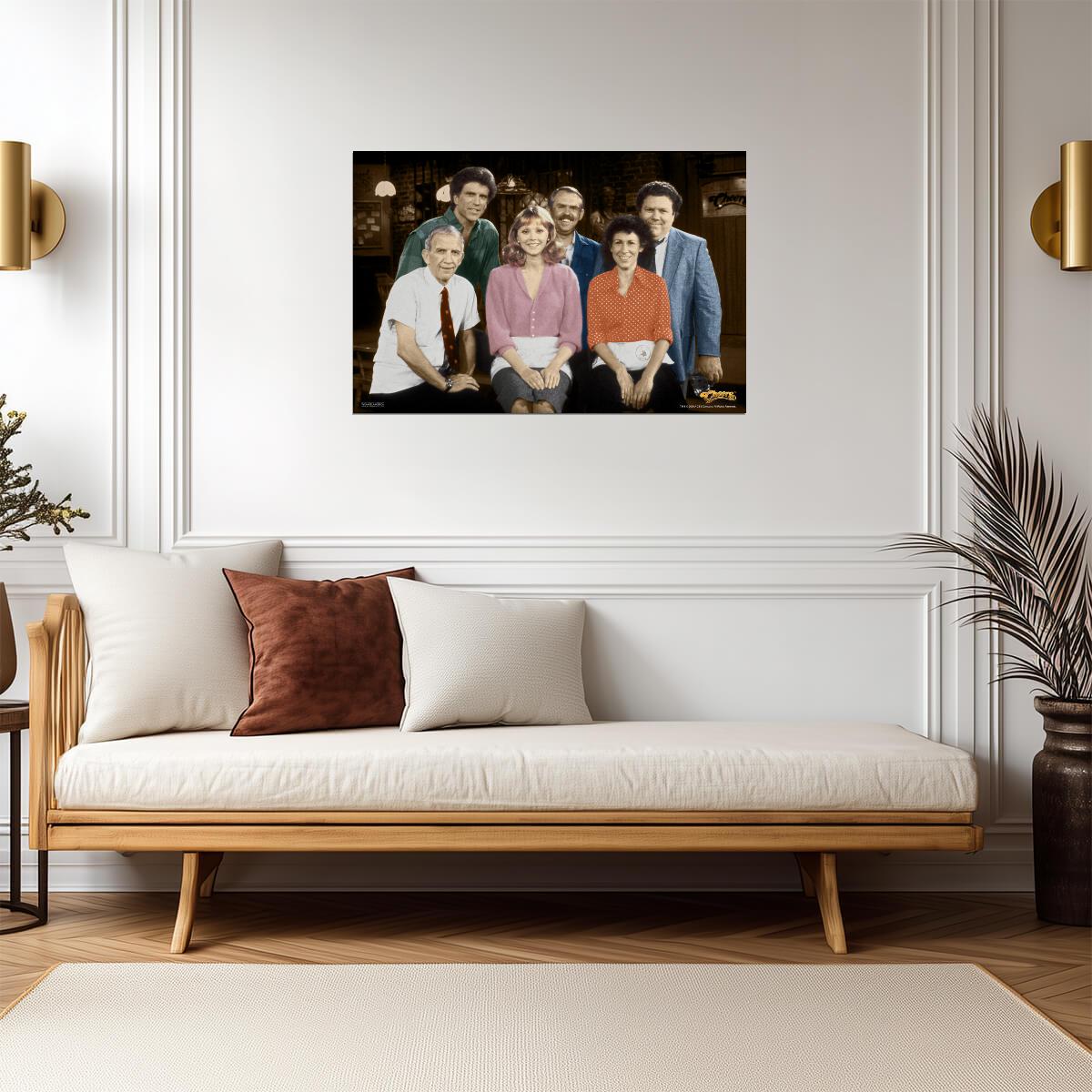 Cheers Season 1 | Complete Cast Portrait | Classic Sitcom TV Show Poster - Movies & TV Poster