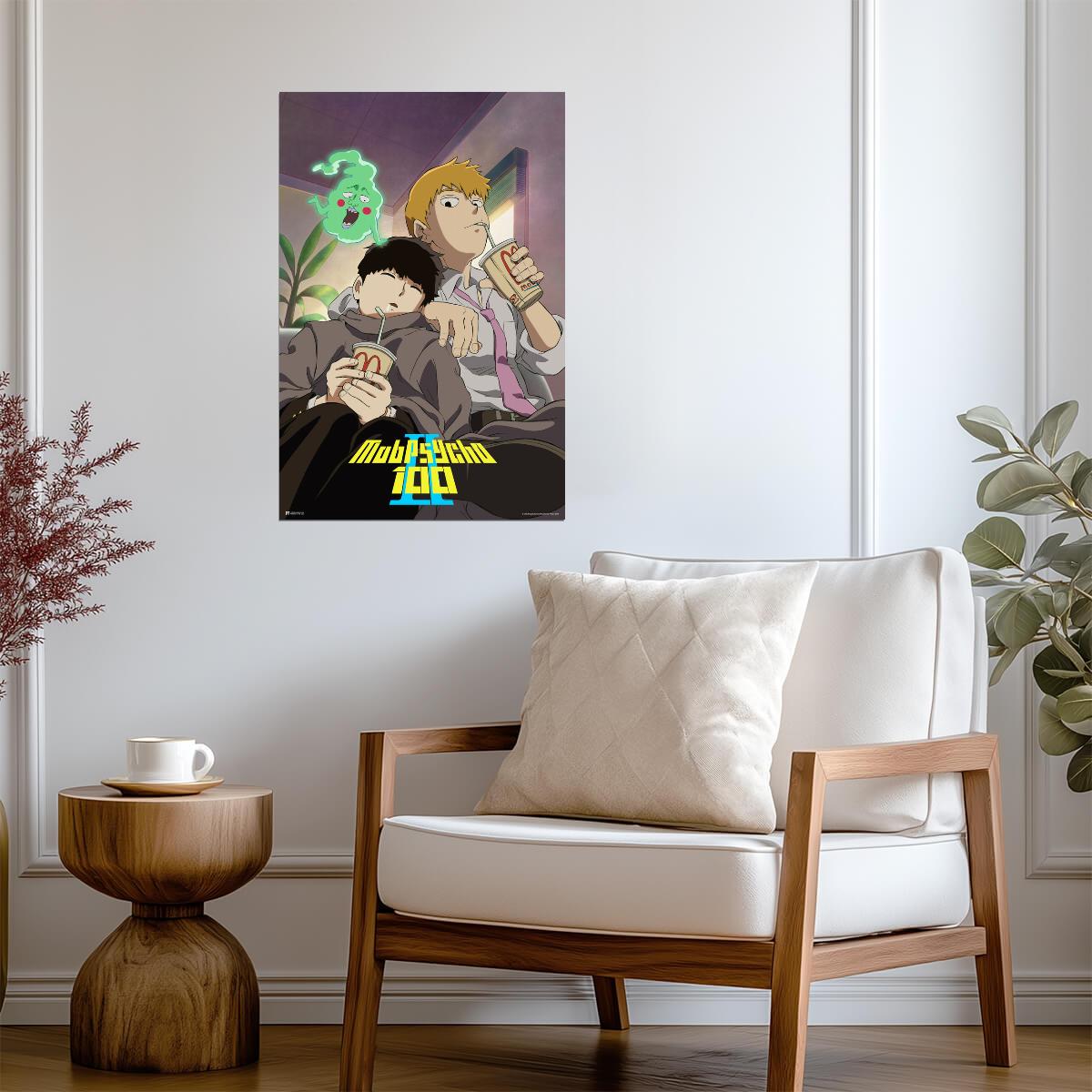 Mob Psycho 100 Season 2 Relax Scene | Anime Poster | Shigeo Kageyama Art Print