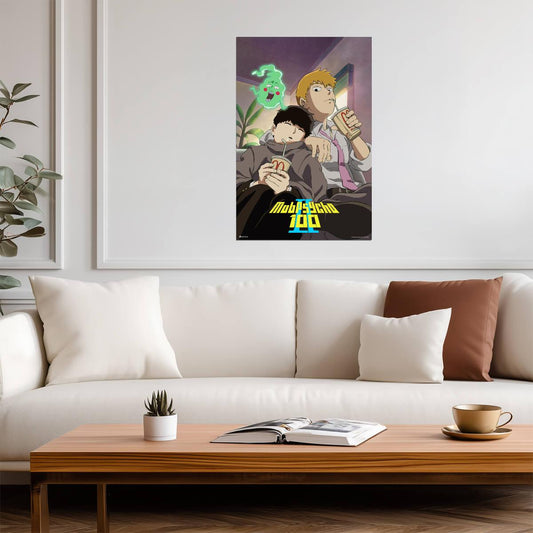 Mob Psycho 100 Season 2 Relax Scene | Anime Poster | Shigeo Kageyama Art Print