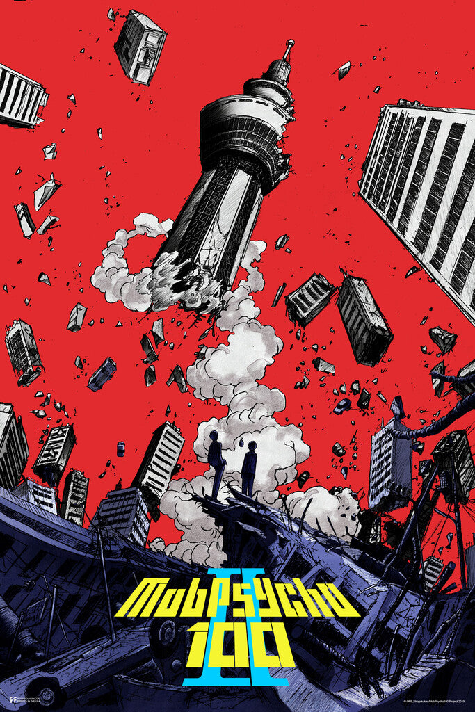 Mob Psycho 100 Season 2 Key Art | Shonen Manga Wall Art | Anime Poster