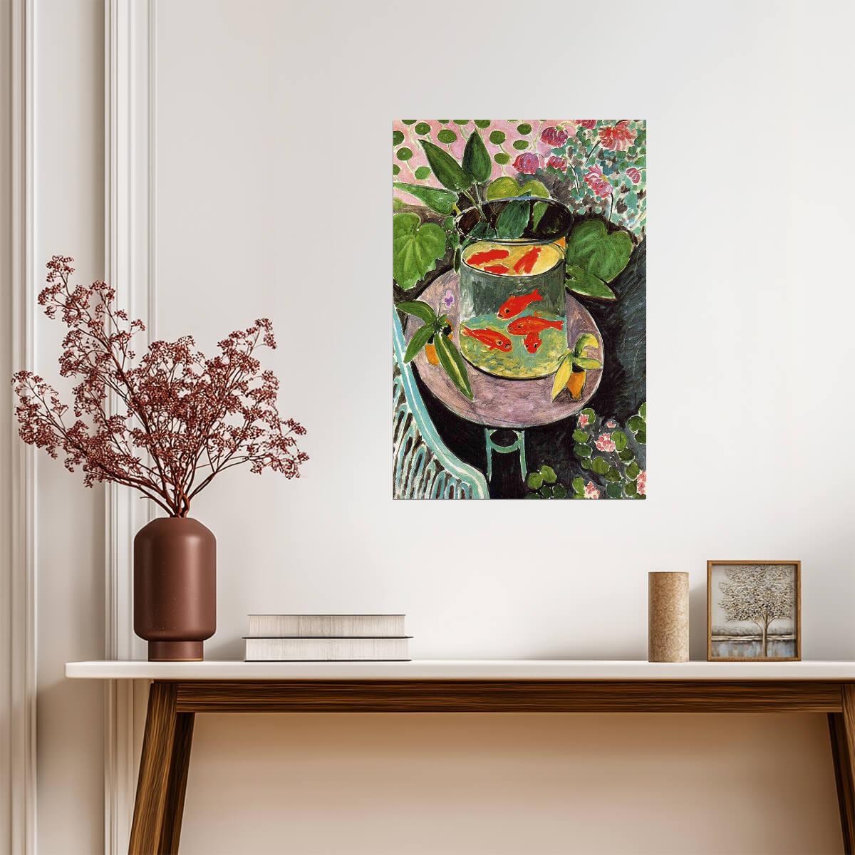 Henri Matisse The Goldfish | Fauvist Art Print | Famous Painting Poster