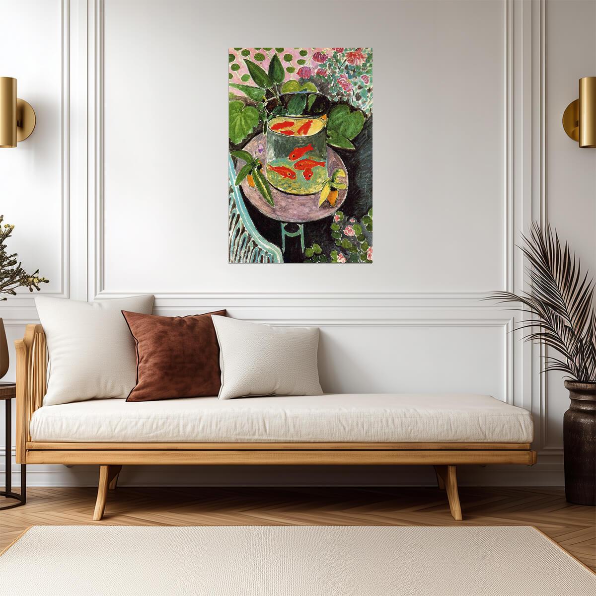 Henri Matisse The Goldfish | Fauvist Art Print | Famous Painting Poster