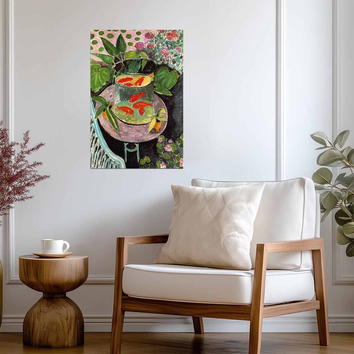 Henri Matisse The Goldfish | Fauvist Art Print | Famous Painting Poster