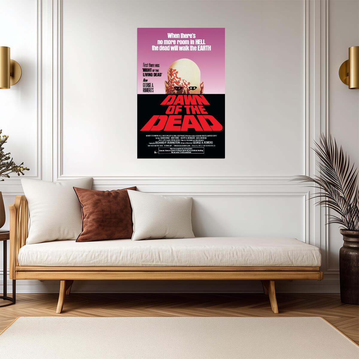 Dawn Of The Dead | Classic Zombie Horror Movie Poster - Movies & TV Poster