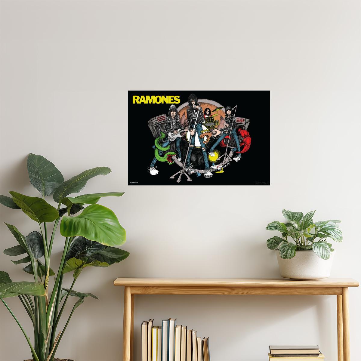 Ramones Road to Ruin | Album Cover Art | Punk Rock Poster