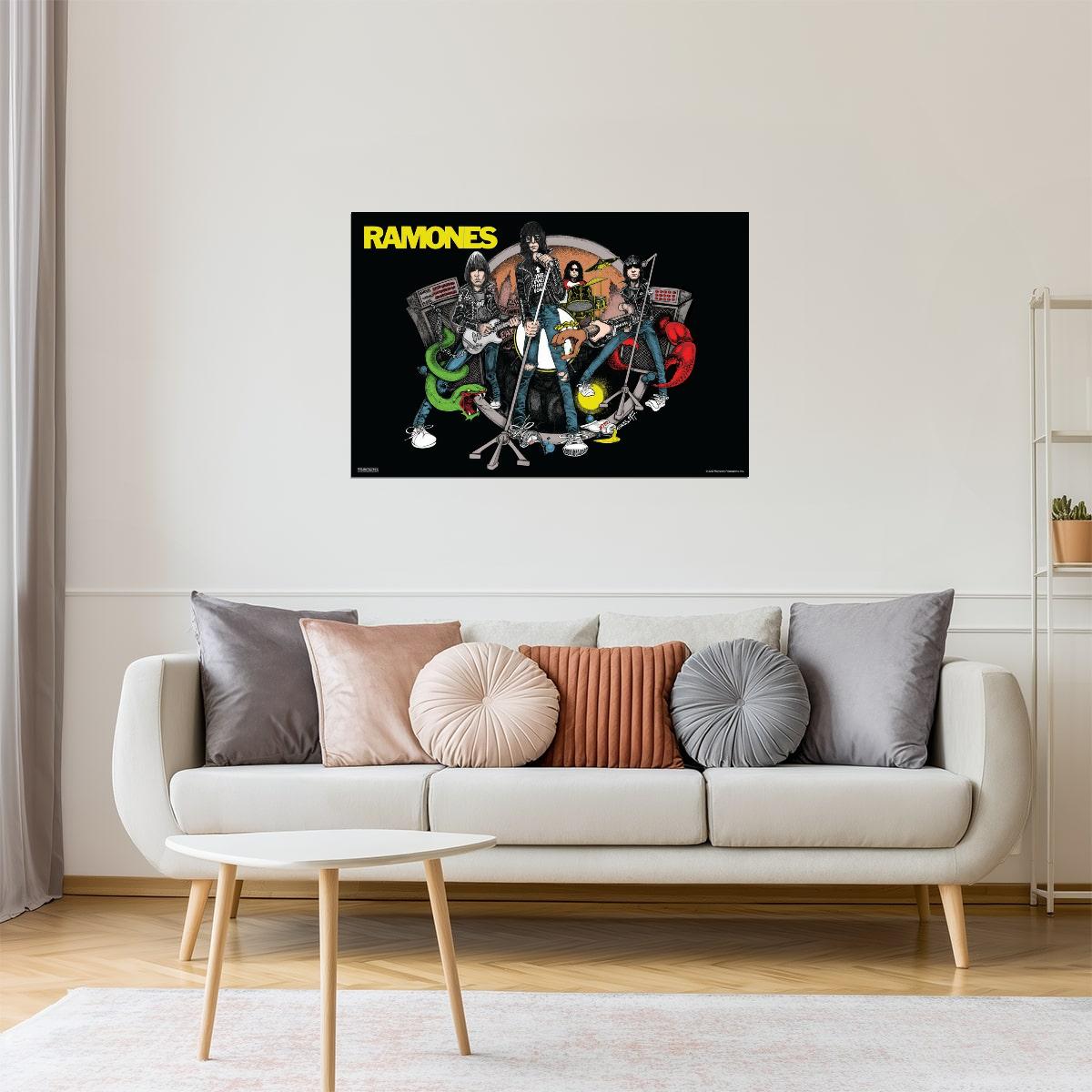 Ramones Road to Ruin | Album Cover Art | Punk Rock Poster