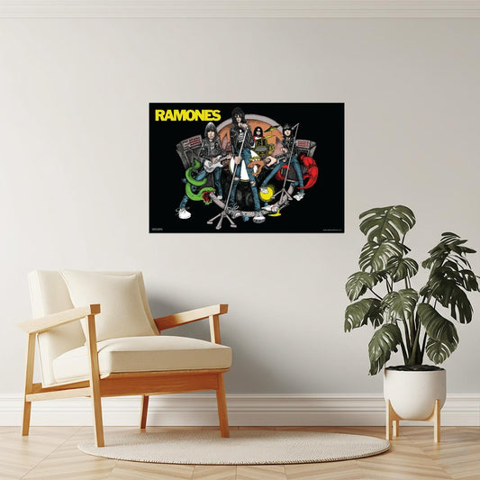 Ramones Road to Ruin | Album Cover Art | Punk Rock Poster