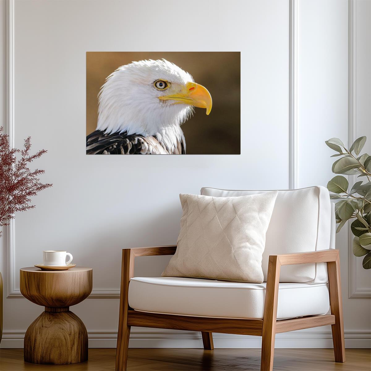 Bald Eagle Portrait | American Wildlife Photography | Bird of Prey Poster - Photography Poster