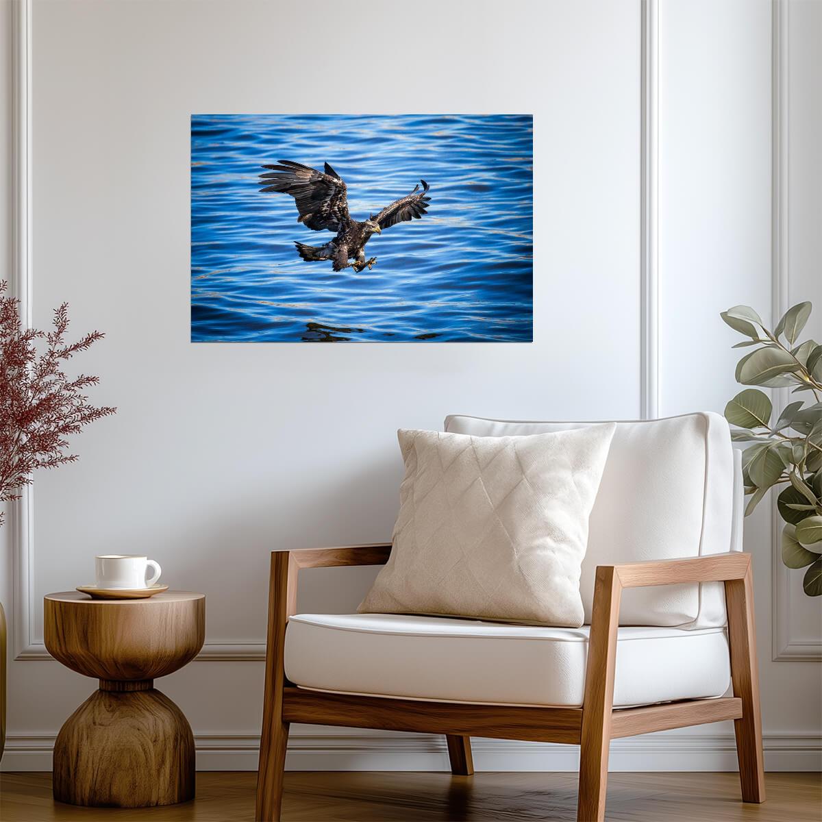 Bald Eagle in Flight Photo | American Wildlife Photography | Nature Wall Art Poster - Photography Poster