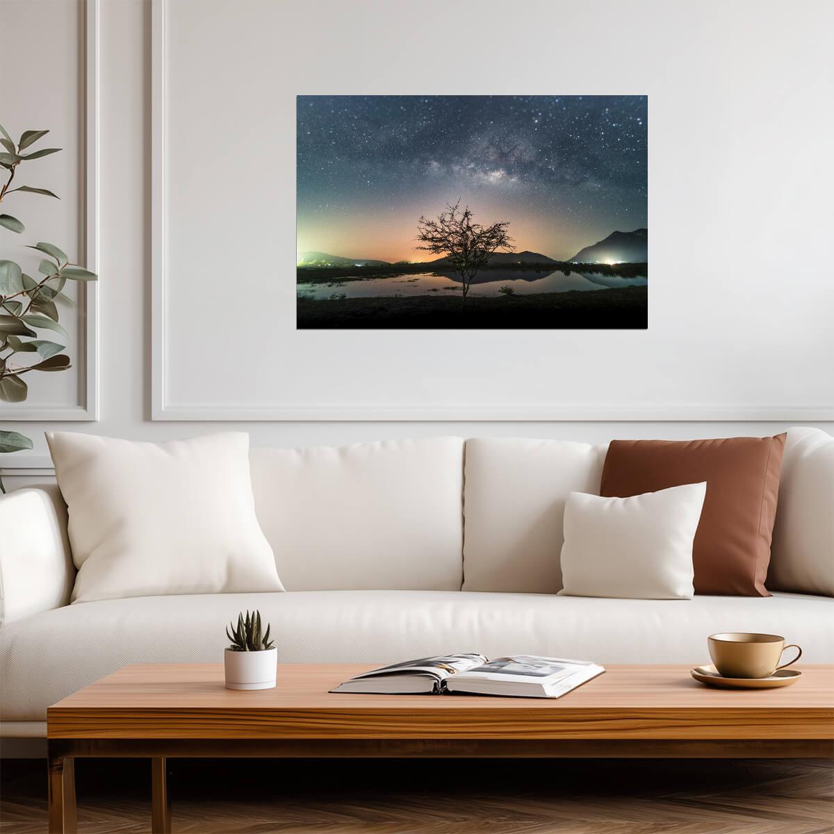 Milky Way Over Thailand Photo | Night Sky Photography | Astronomy & Space Poster - Photography Poster