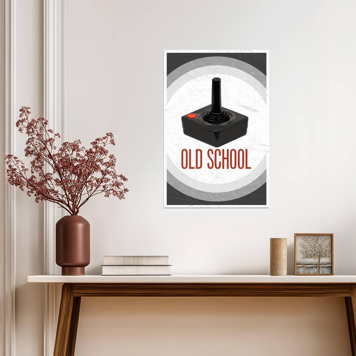 Retro Video Game Controller | Gamer Wall Art | 80s & 90s Gaming Poster