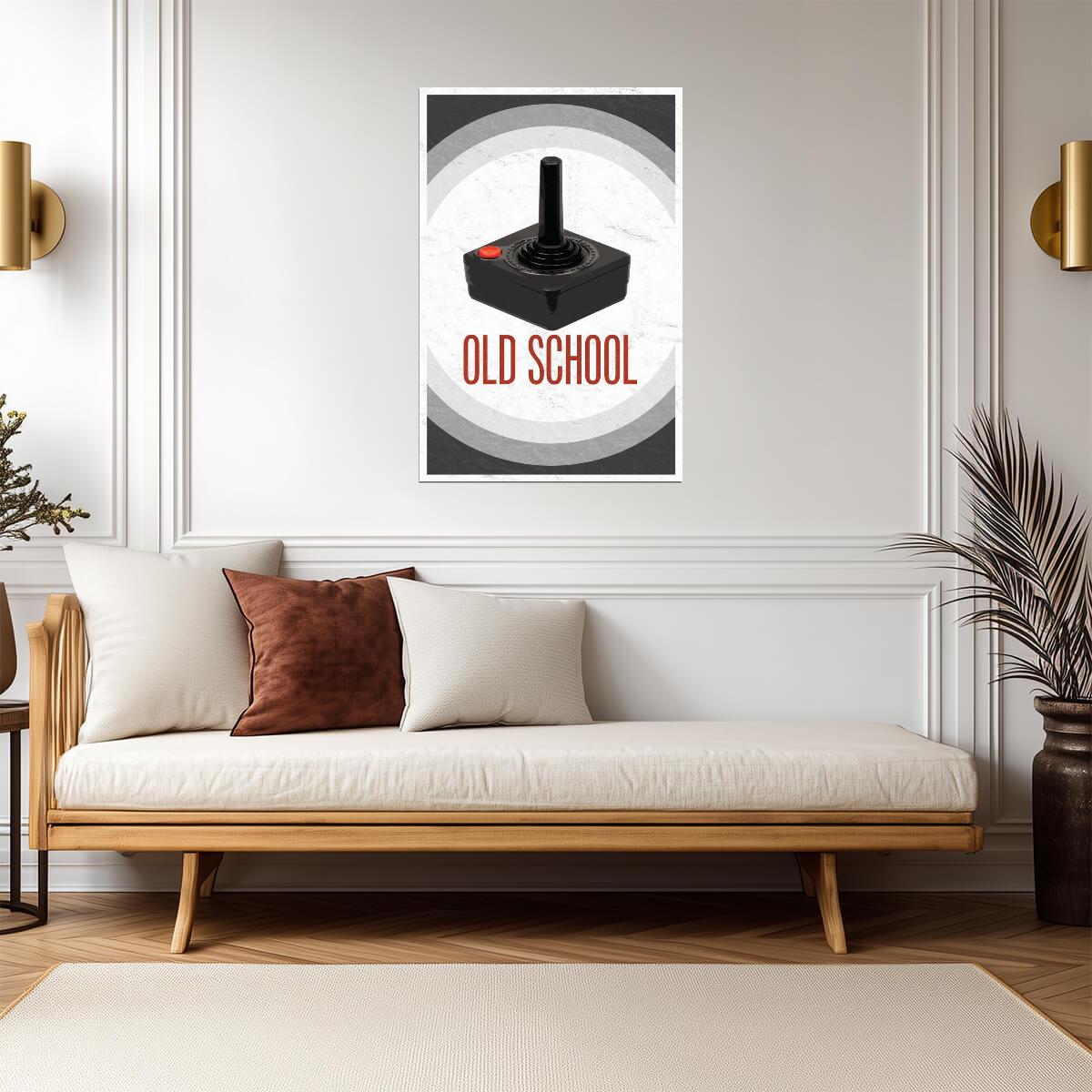 Retro Video Game Controller | Gamer Wall Art | 80s & 90s Gaming Poster