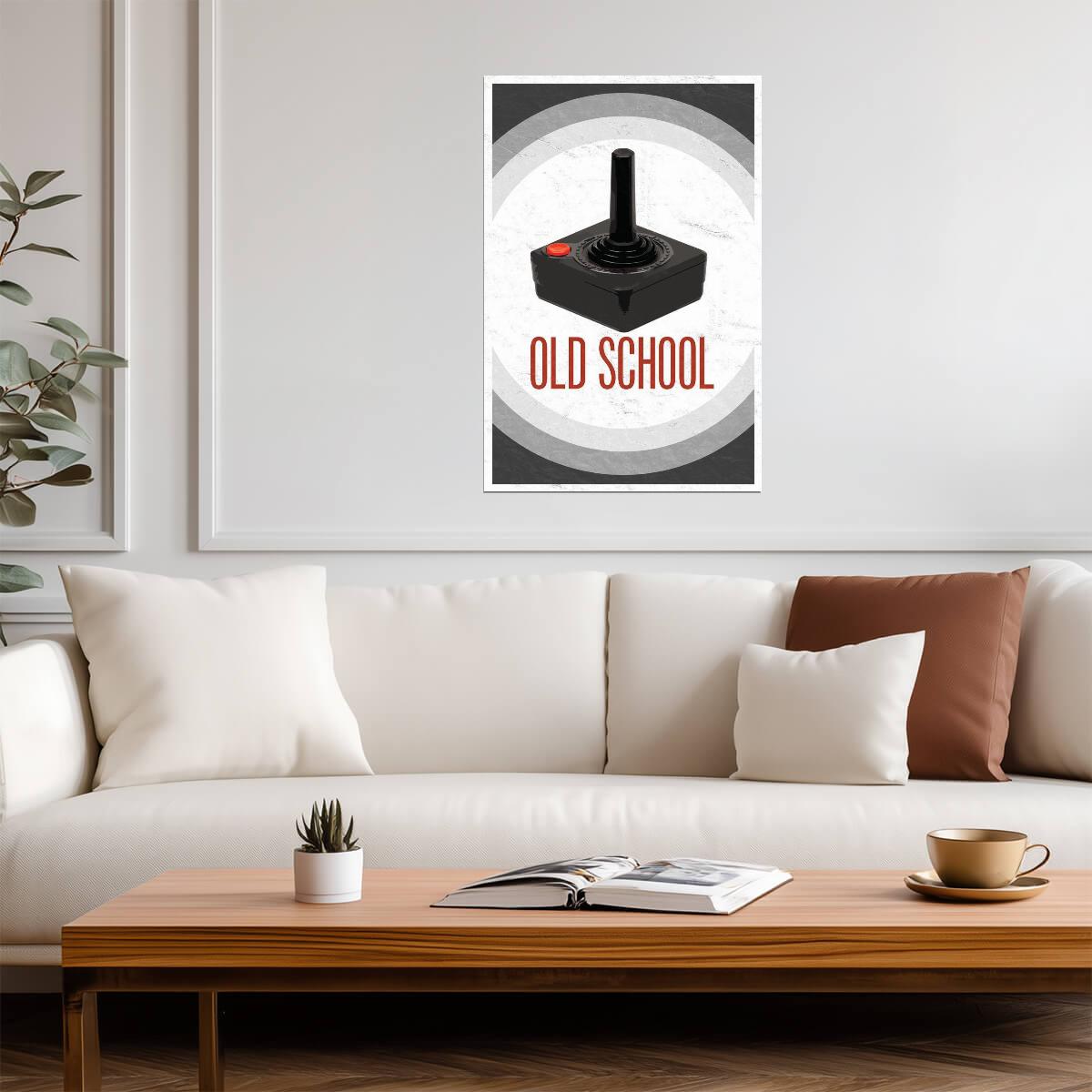 Retro Video Game Controller | Gamer Wall Art | 80s & 90s Gaming Poster