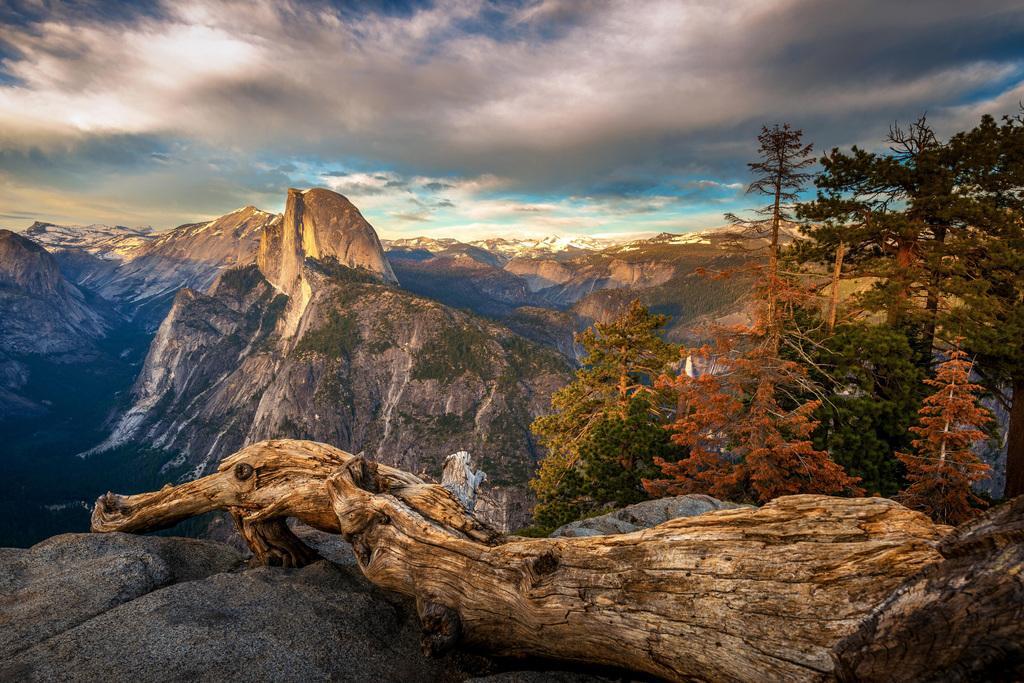 Glacier Point Sunset Yosemite Poster | National Park Photography | California Wall Art